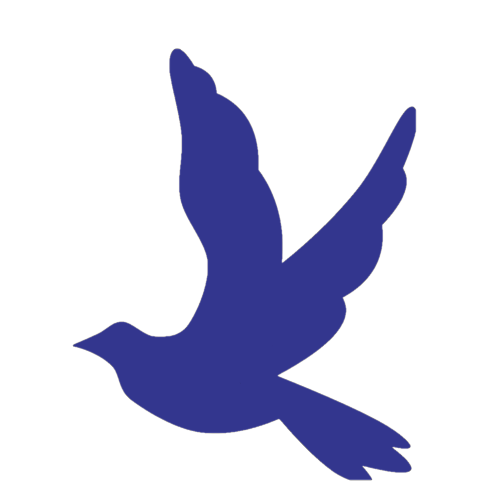 blue dove silhouette